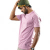 Soft Cotton Desaturated Purple Regular Fit T-Shirt