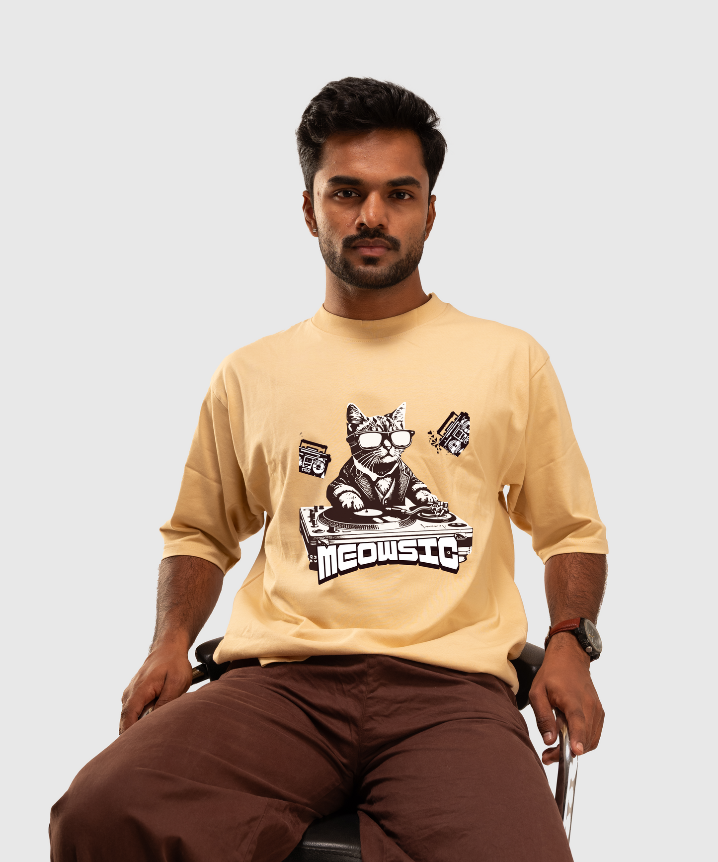 Meowsic Oversized T-Shirt