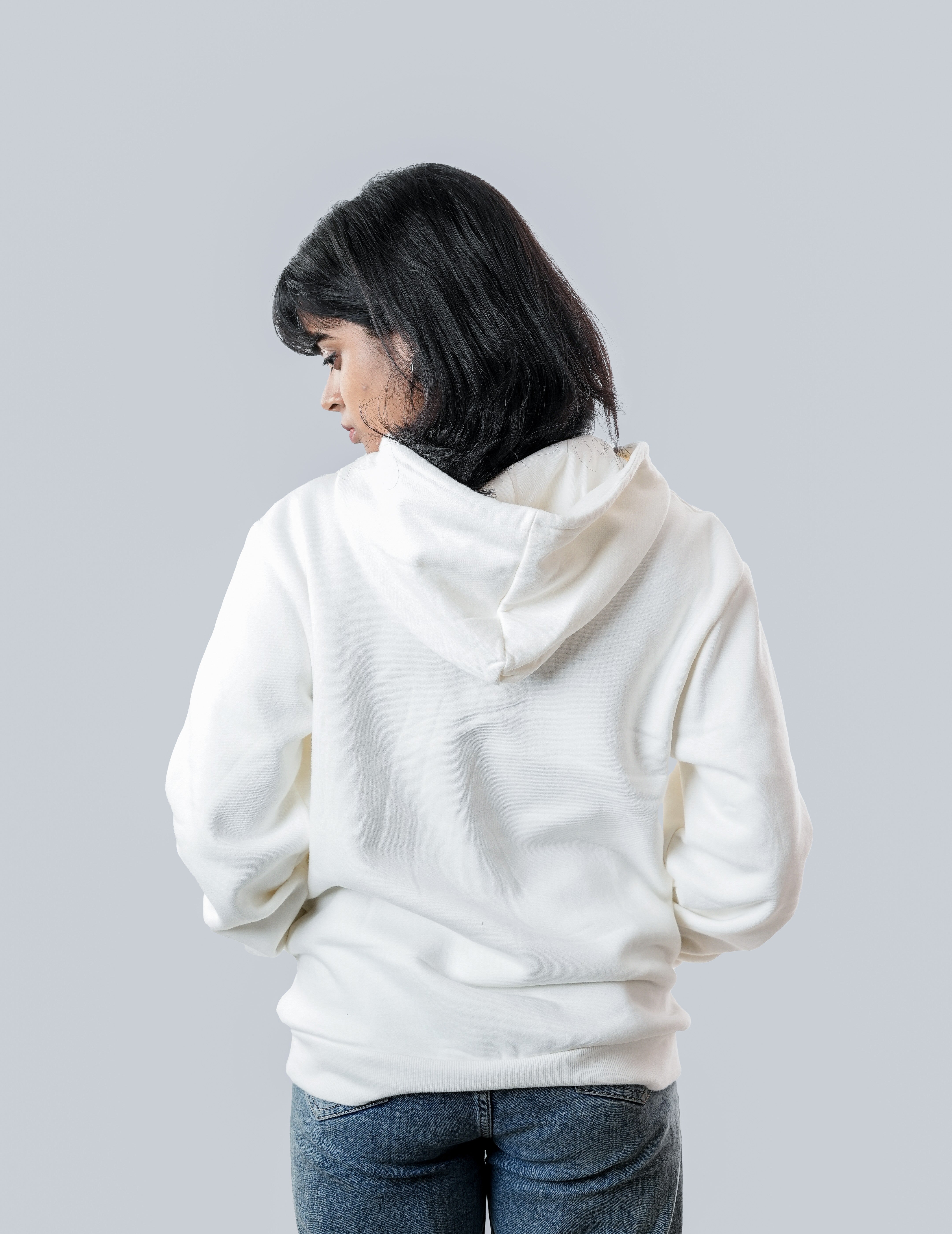 F&F Off White Women's Hoodie