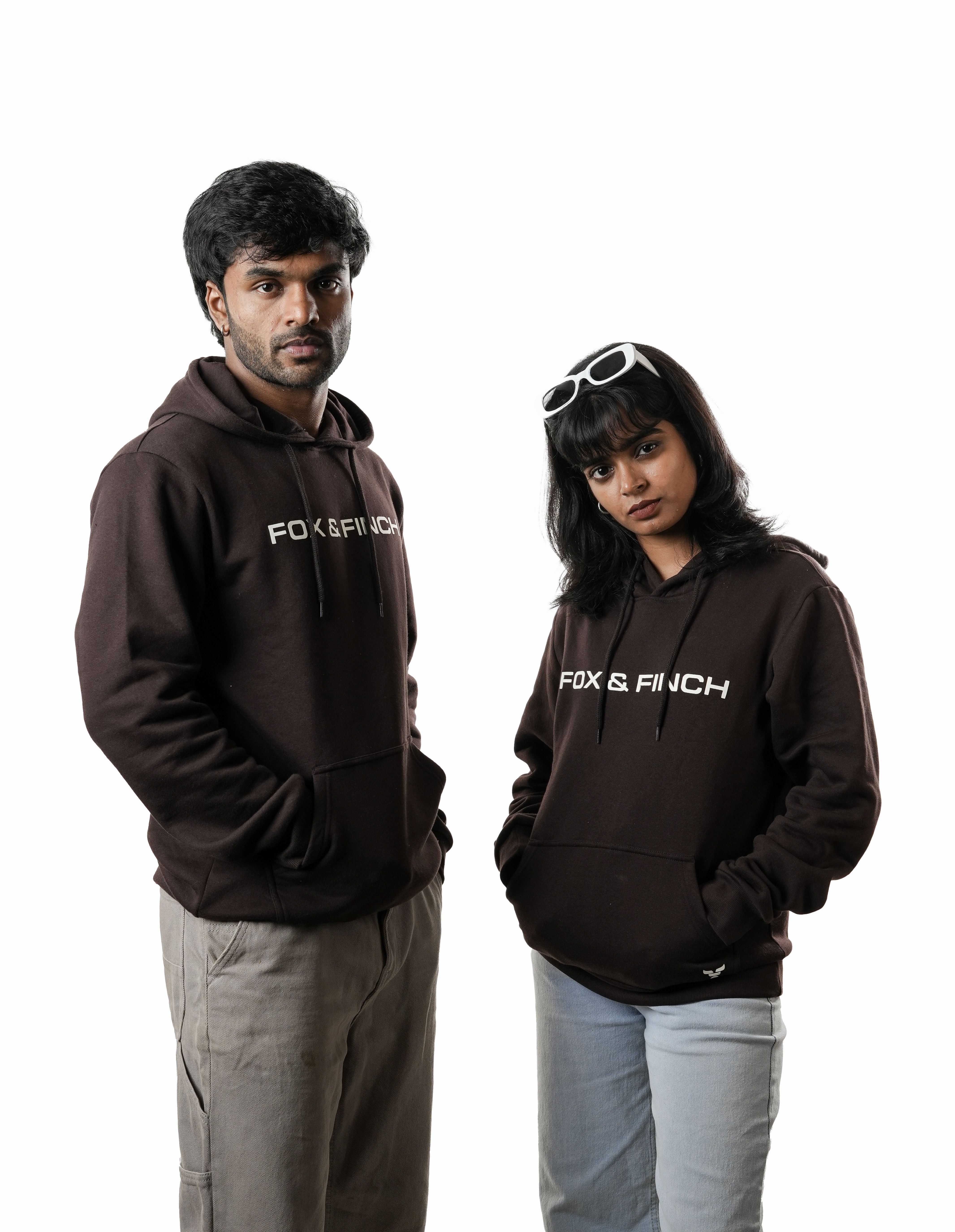 F&F Chocolate Brown Men's Hoodie
