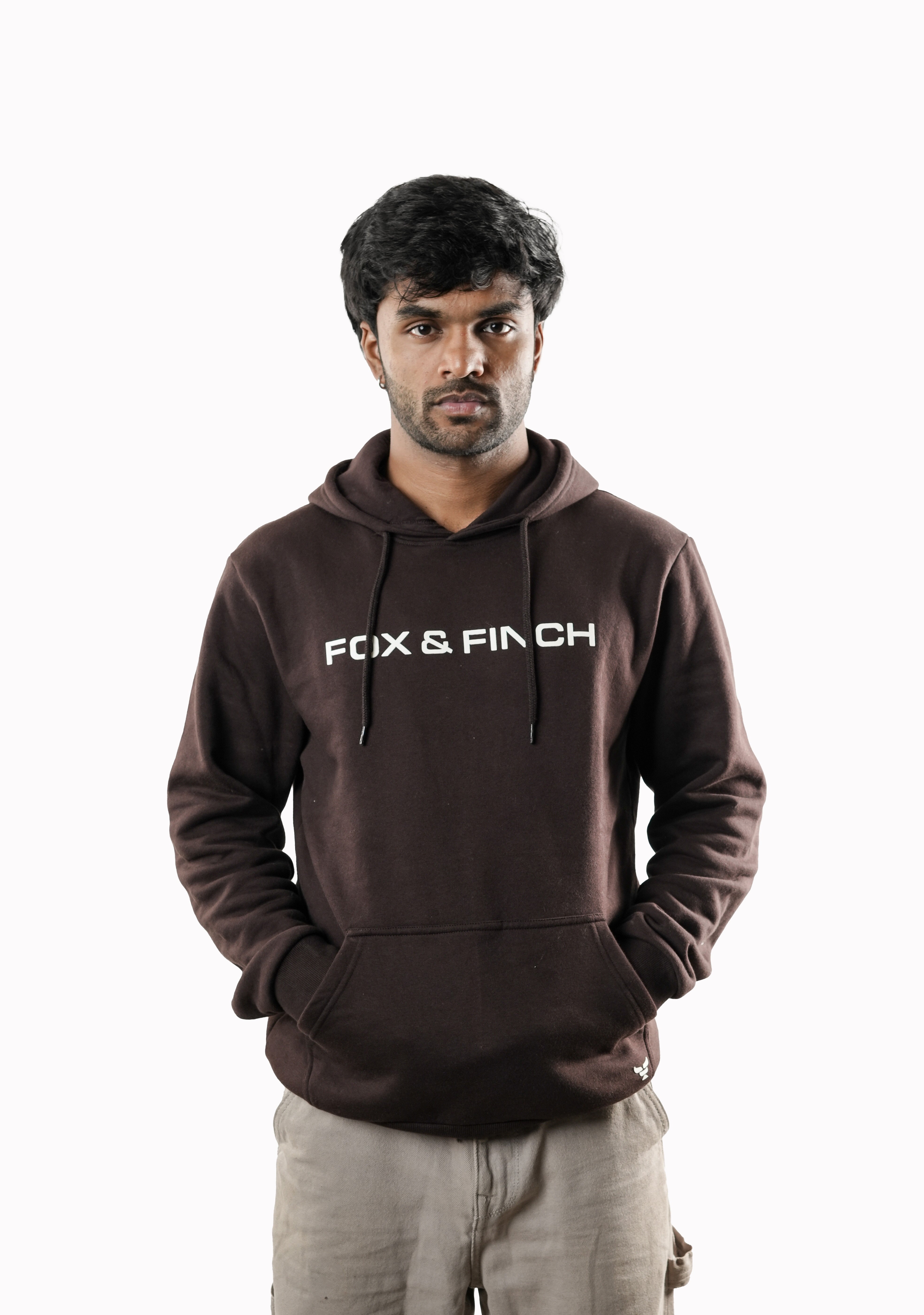 F&F Chocolate Brown Men's Hoodie