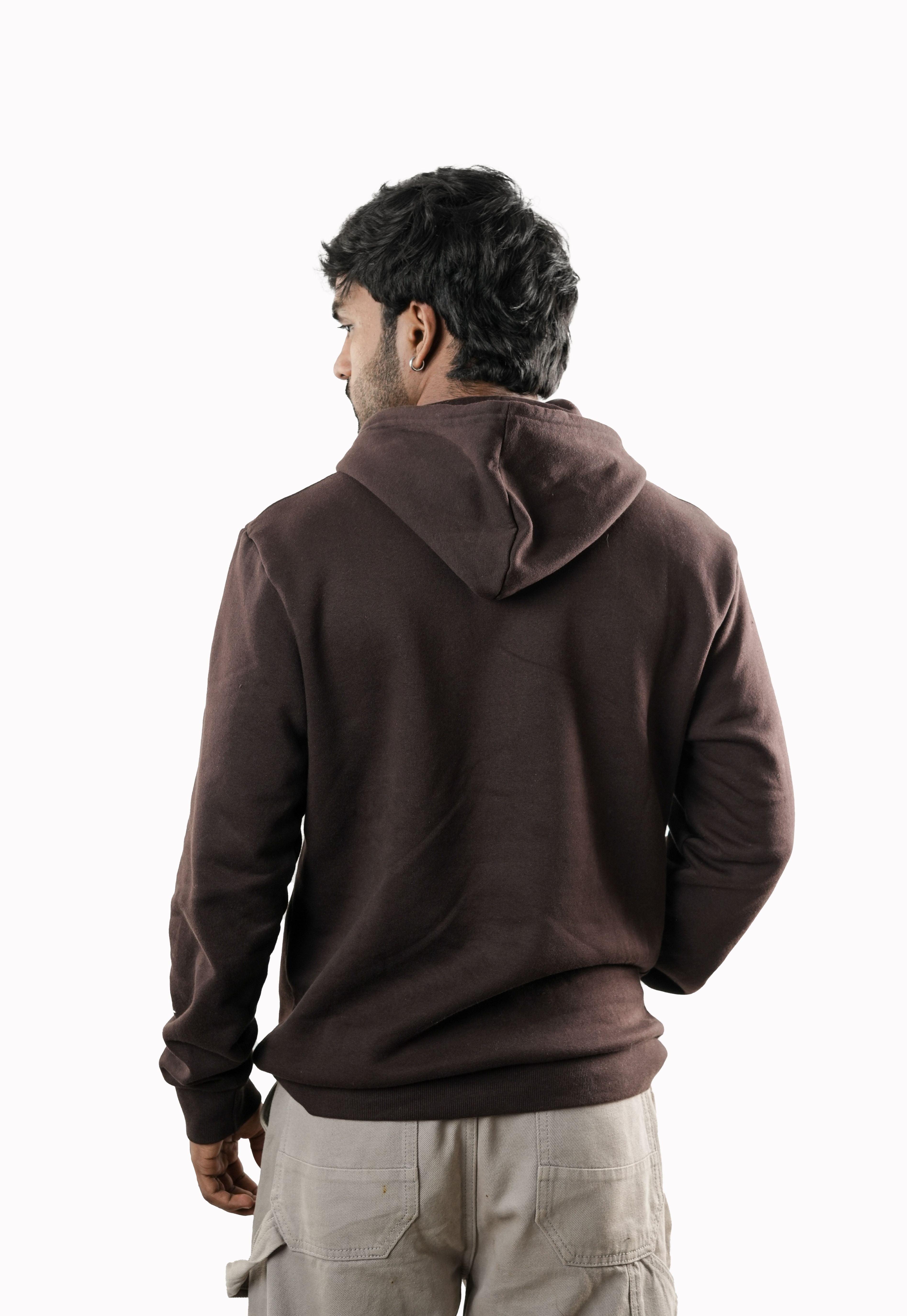 F&F Chocolate Brown Men's Hoodie