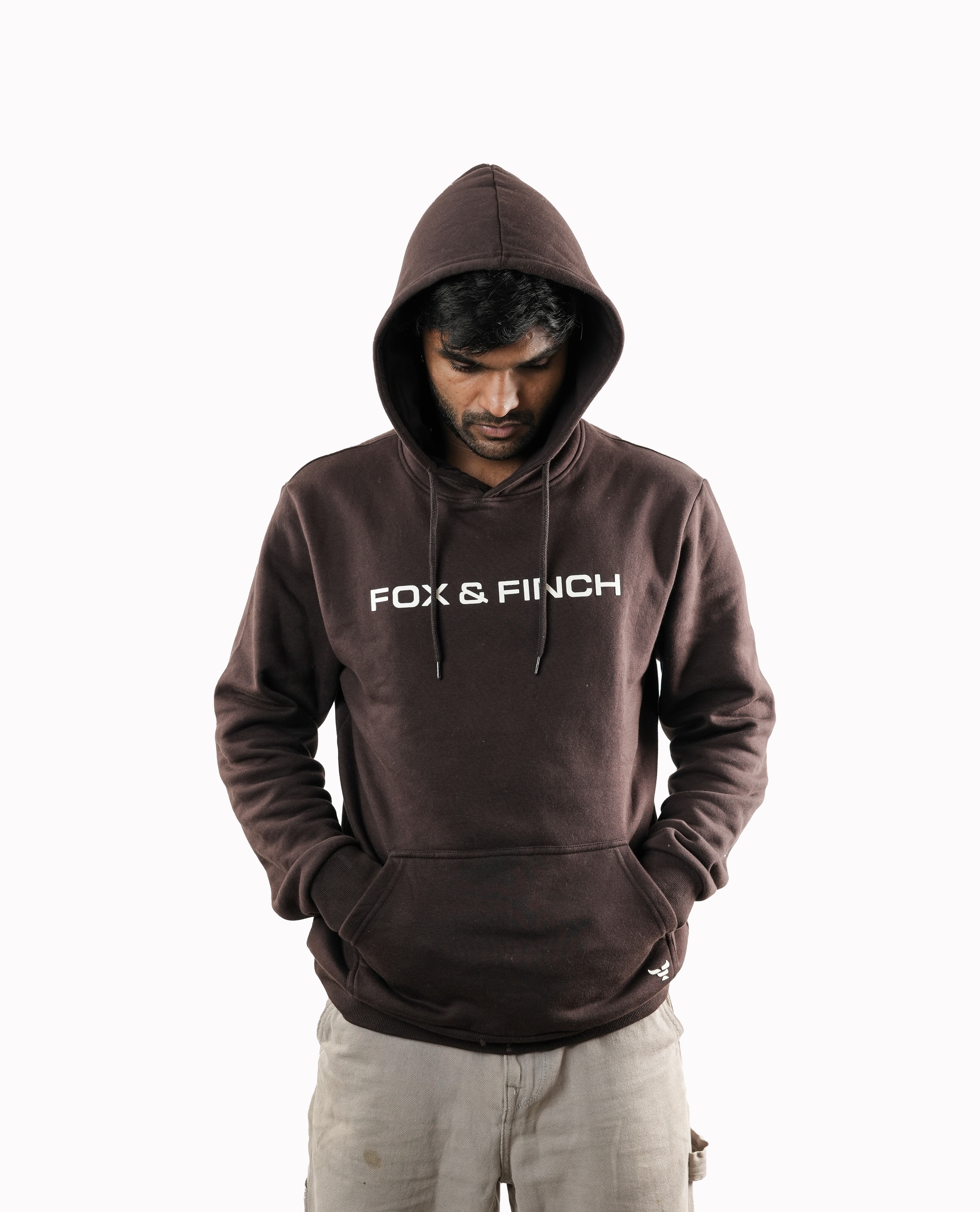 F&F Chocolate Brown Men's Hoodie