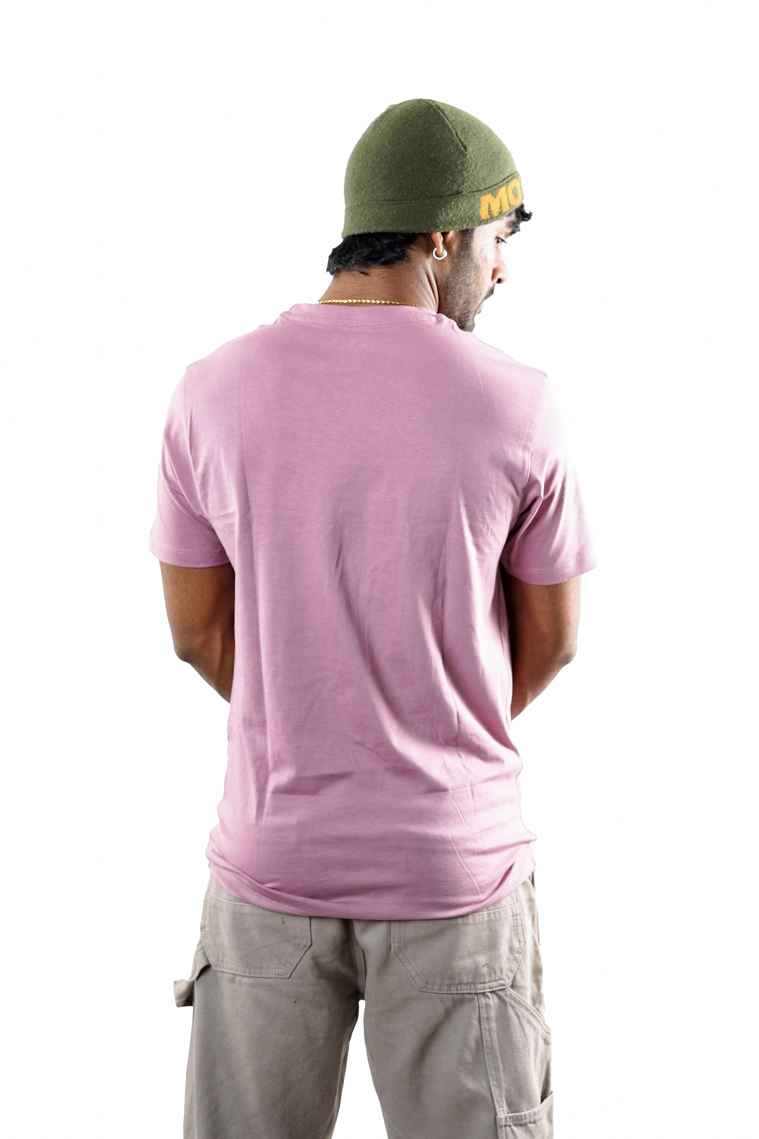 Soft Cotton Desaturated Purple Regular Fit T-Shirt