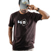 Signature Logo Brown Regular Fit T-Shirt