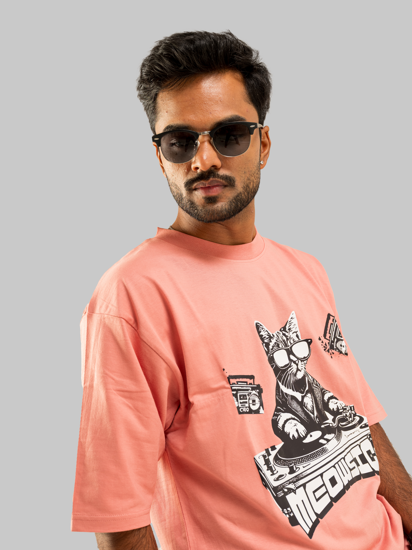 Meowsic Oversized T-Shirt
