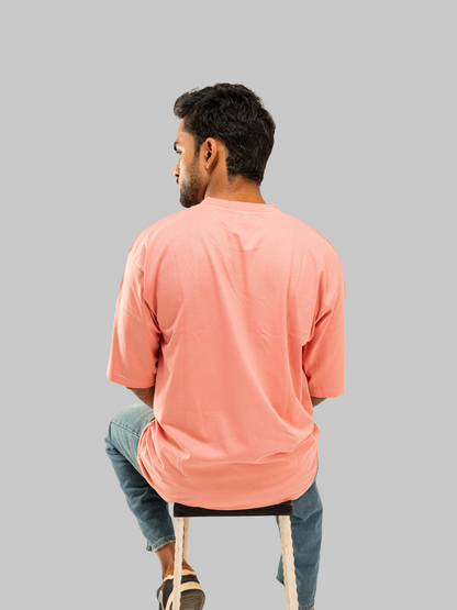 Solid Dusty Pink Oversized T-Shirt