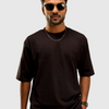 Solid Black Oversized T-Shirt