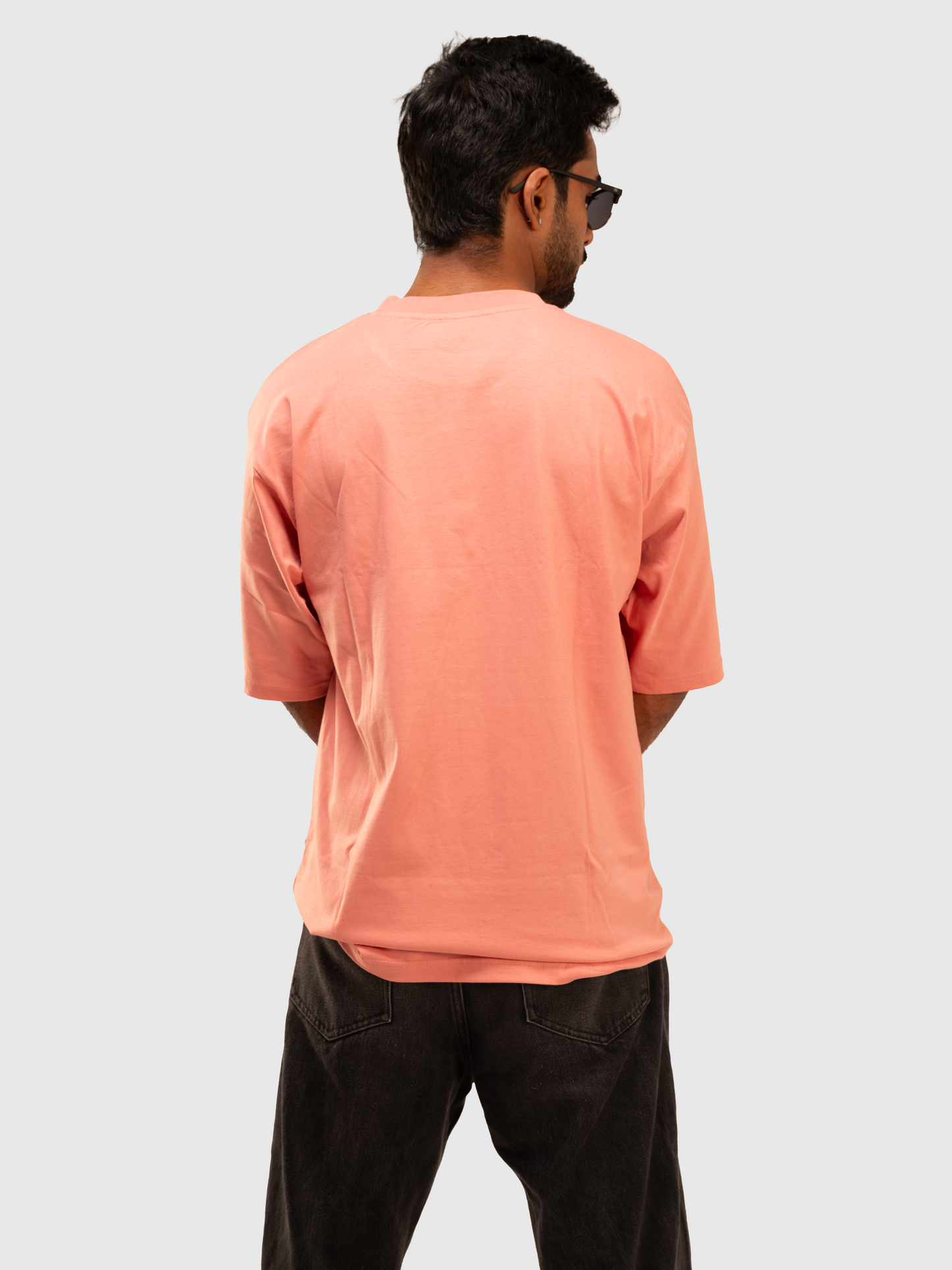 Solid Dusty Pink Oversized T-Shirt