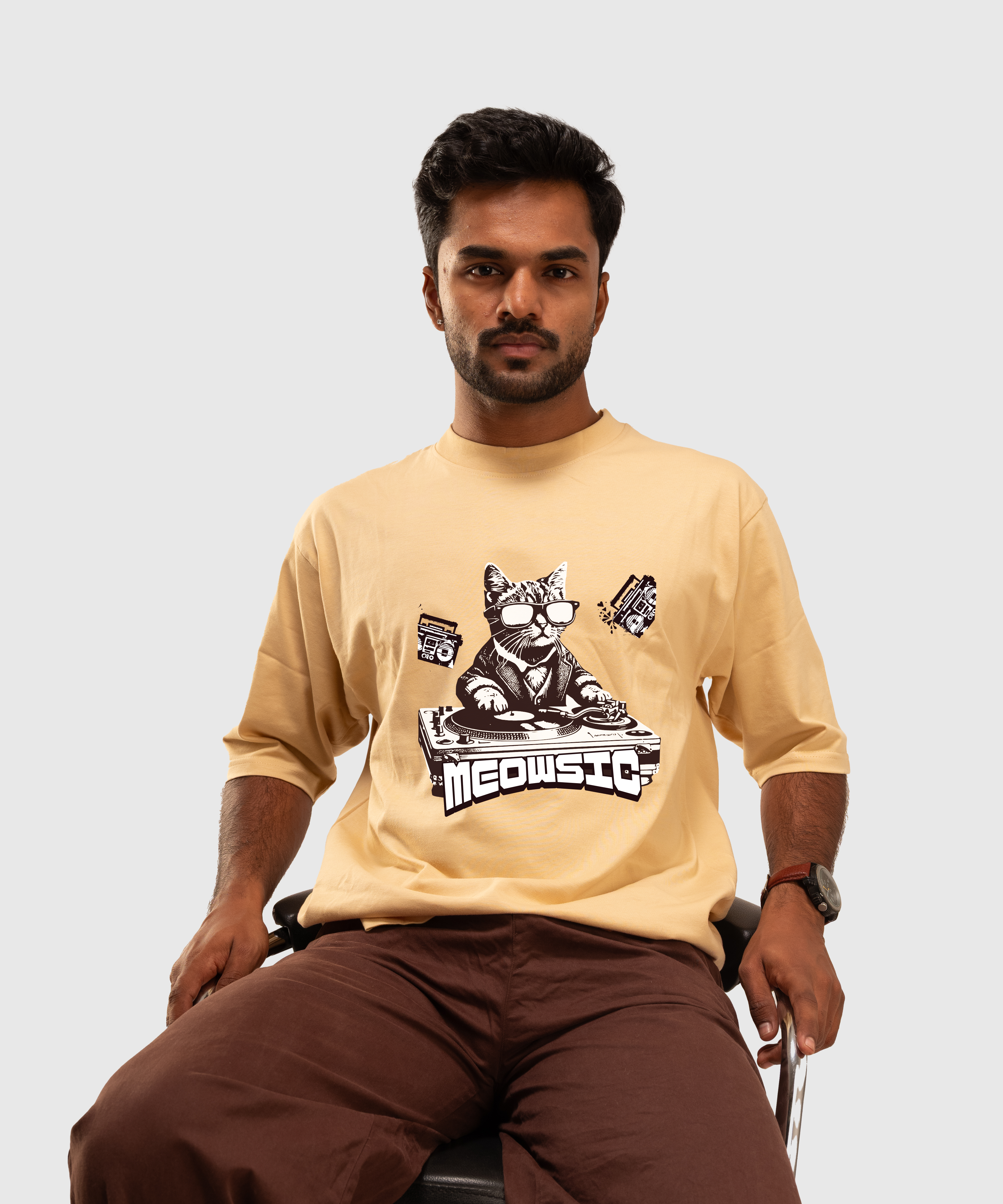 Meowsic Oversized T-Shirt